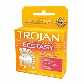Trojan Ectasy Texturizado 3pz