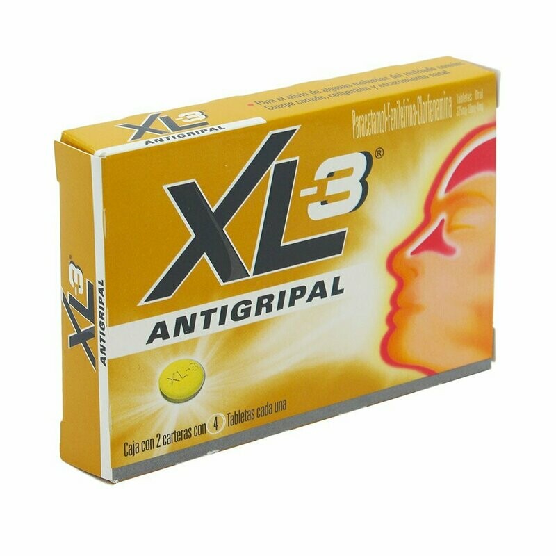 XL-3 Antigripal oral 10 Tabletas XL-3 Antigripal oral 10 Tabletas