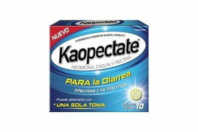 Kaopectate Oral 10 Tabletas