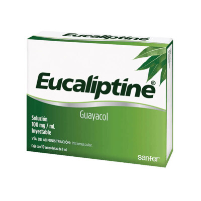Eucaliptine Solución Inyectable 10 Ampolletas