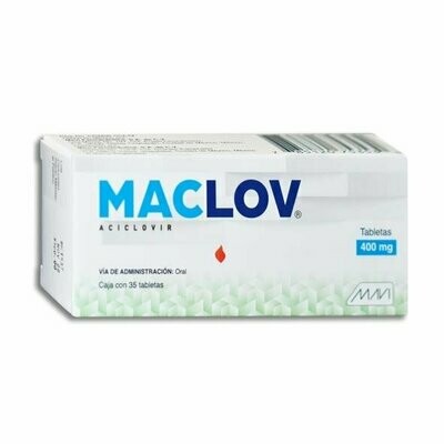 Maclov 400mg oral 35 Tabletas Maclov 400mg oral 35 Tabletas