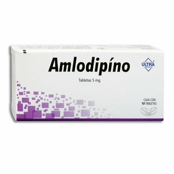 Amlodipino 5mg oral 10 tabletas Amlodipino 5mg oral 10 tabletas