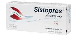 Sistopres 5mg oral 10 tabletas Sistopres 5mg oral 10 tabletas