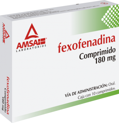 Fexofenadina 180mg Oral 10 Comprimidos