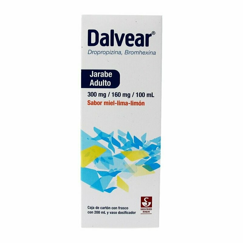 Dalvear Adulto Miel -Lima-Limon Jarabe oral 200mL Dalvear Adulto Miel -Lima-Limon Jarabe oral 200mL