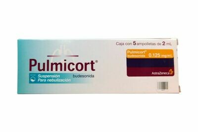 Pulmicort Suspension para Nebulizacion 0.125mg 5 Ampolletas