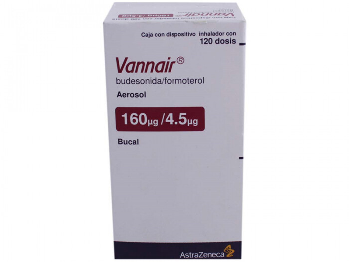 Vannair Bucal 160ug/4.5ug Inhalacion Vannair Bucal 160ug/4.5ug Inhalacion