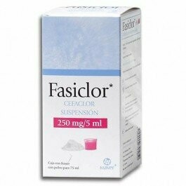 Fasiclor Suspension Oral 250mg con 75mL Fasiclor Suspension Oral 250mg con 75mL