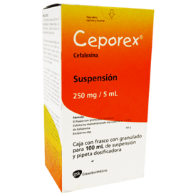 Ceporex 250mg Suspensión oral