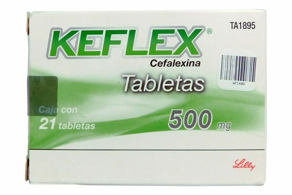 Keflex 500mg oral 21 Tabletas