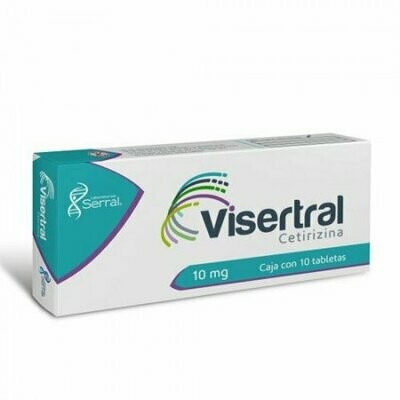Visertral oral 10mg 10 Tabletas