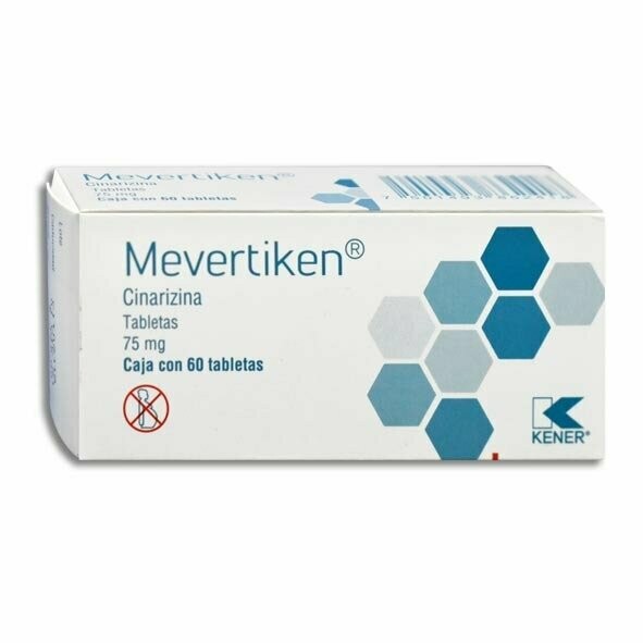 Mevertiken 75mg Oral 60 Tabletas