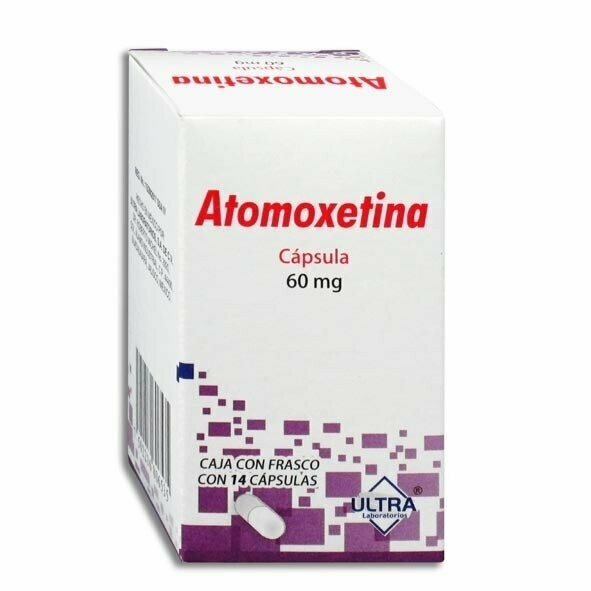 Atomoxetina oral 60mg  14 Cápsulas