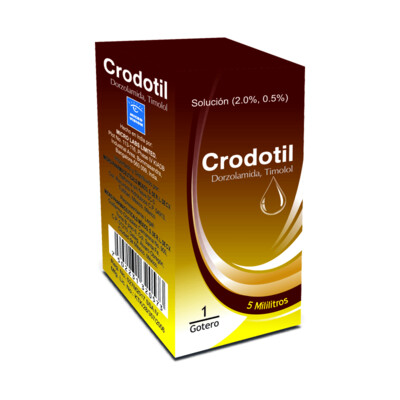 Crodotil Gotas oftalmicas Caja con frasco gotero con 5mL Crodotil Gotas oftalmicas Caja con frasco gotero con 5mL