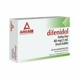 Difenidol 40mg Solución Inyectable 2 Ampolletas