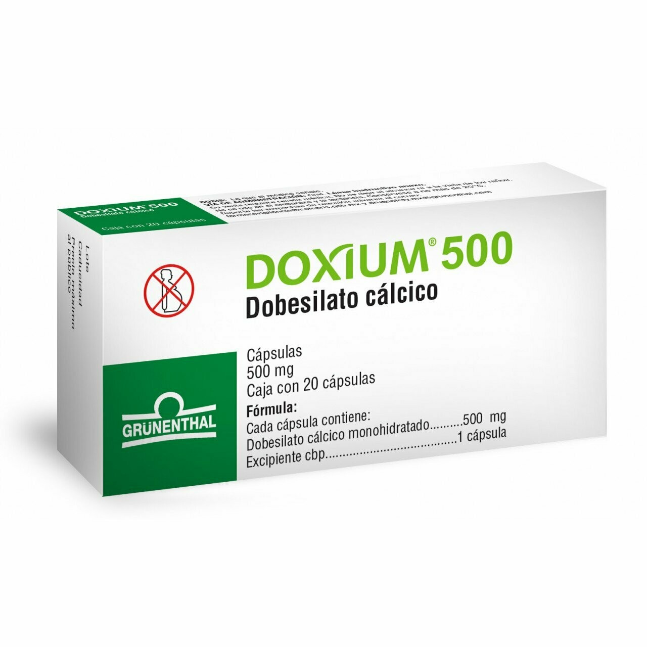 Doxium 500mg oral 30 cápsulas