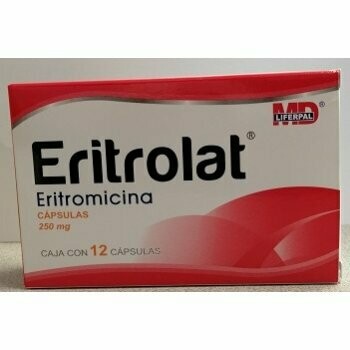 Eritrolat 250mg Caja con 12 Capsulas