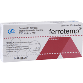 Ferrotemp oral 30 Cápsulas