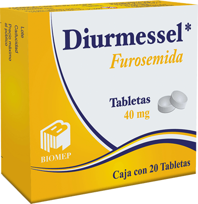Diurmessel 40mg Caja con 20 Tabletas