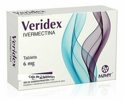 Veridex 6mg oral 2 Tabletas