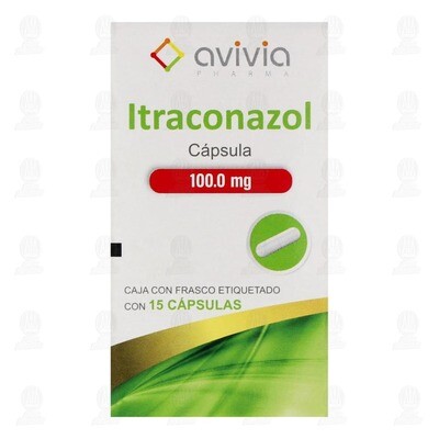 Itraconazol 100mg oral 15 cápsulas Itraconazol 100mg oral 15 cápsulas