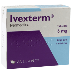 Ivexterm 6mg oral 4 Tabletas Ivexterm 6mg oral 4 Tabletas
