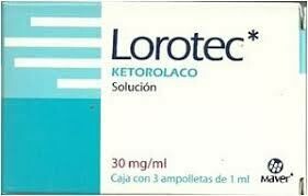 Lorotec 30mg Caja Solución Inyectable 3 Ampolletas