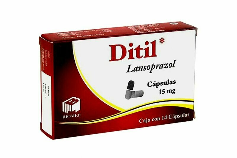 Ditil 15mg oral 14 cápsulas
