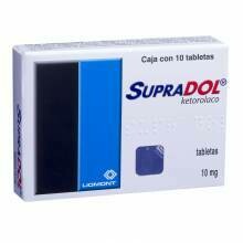 Supradol 10mg oral 10 tabletas Supradol 10mg oral 10 tabletas