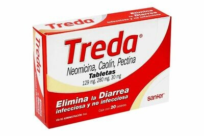 Treda oral 20 Tabletas