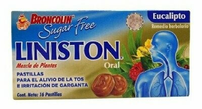 Liniston Oral SugarFree Eucalipto 16 Pastilas