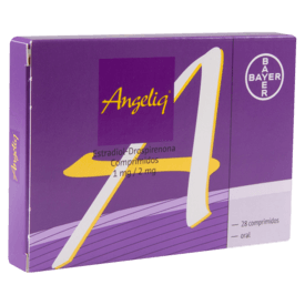 Angeliq 1mg/2mg oral 28 comprimidos