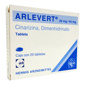 Arlevert caja con 20 tabletas Arlevert caja con 20 tabletas