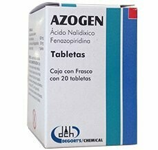 Azogen 500mg oral 20 tabletas Azogen 500mg oral 20 tabletas