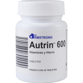 Autrin 600 oral 36 tabletas