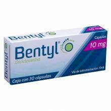 Bentyl 10mg oral 30 cápsulas