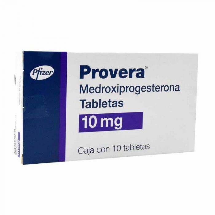 Provera 10mg oral 10 Tabletas