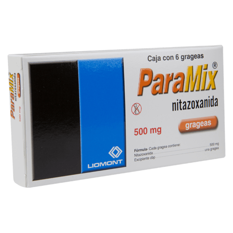 Paramix 500mg oral 6 Grageas Paramix 500mg oral 6 Grageas