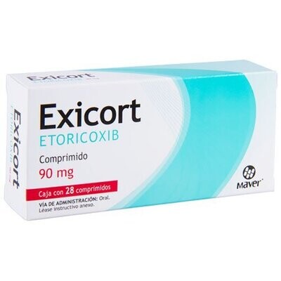 Exicort 90mg oral 28 Comprimidos