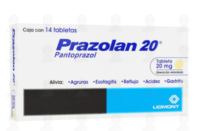 Prazolan 20mg oral 14 Tabletas