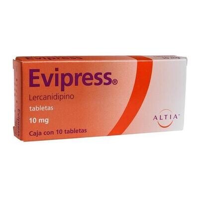 Evipress 10mg oral 10 Tablertas Evipress 10mg oral 10 Tablertas