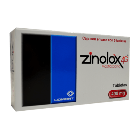 Zinolox 4G 400mg oral 5 Tabletas