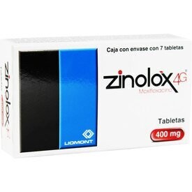 Zinolox 4G 400mg oral 7 Tabletas