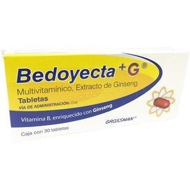 Bedoyecta G oral 30 Tabletas