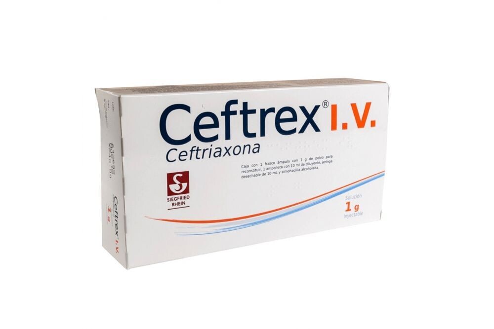 Ceftrex IV 1g Solución Inyectable