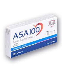 Asa 100mg oral 60 Tabletas