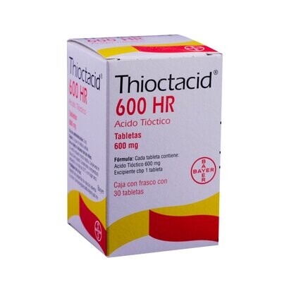 Thioctacid 600HR oral 30 tabletas Thioctacid 600HR oral 30 tabletas