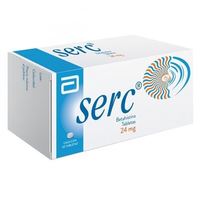 Serc Oral 24mg 30 Tabletas Serc Oral 24mg 30 Tabletas