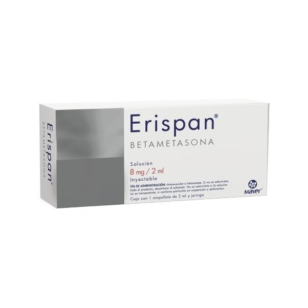 Erispan Solucion Inyectable 8mg Erispan Solucion Inyectable 8mg