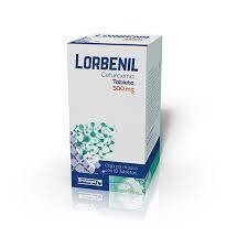 Lorbenil 500mg oral 10 tabletas